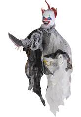 Clown Couteau avec lumière Pendentif 60x45x5 cm