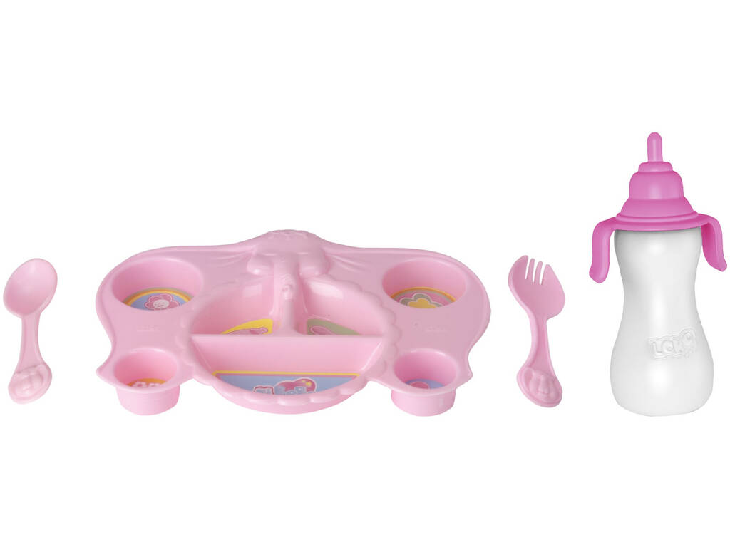 Bébé Glouton 40 cm. Avec Assiette Petits Repas Cucosito 4602