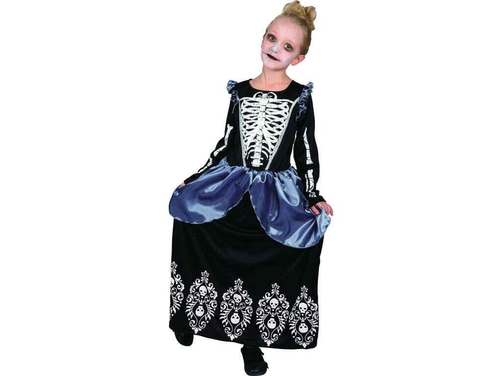 Déguisement Fille Reine Squelette Taille S