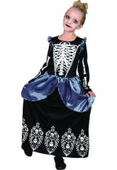 Costume Bimba Regina Scheletro S 