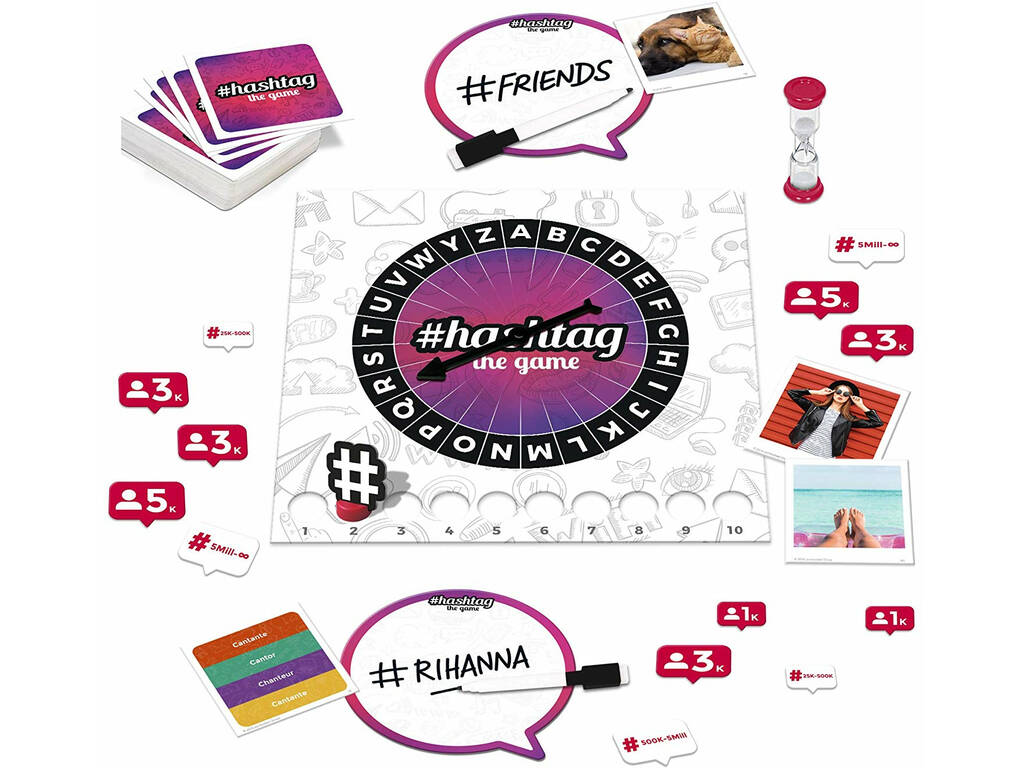 Gioco da Tavolo Hashtags Diset 62327