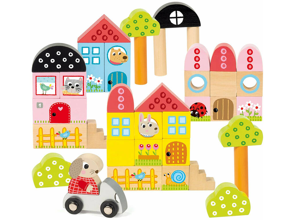 Pack 40 Peças Arquiteturas Coelhinho Diset 50201