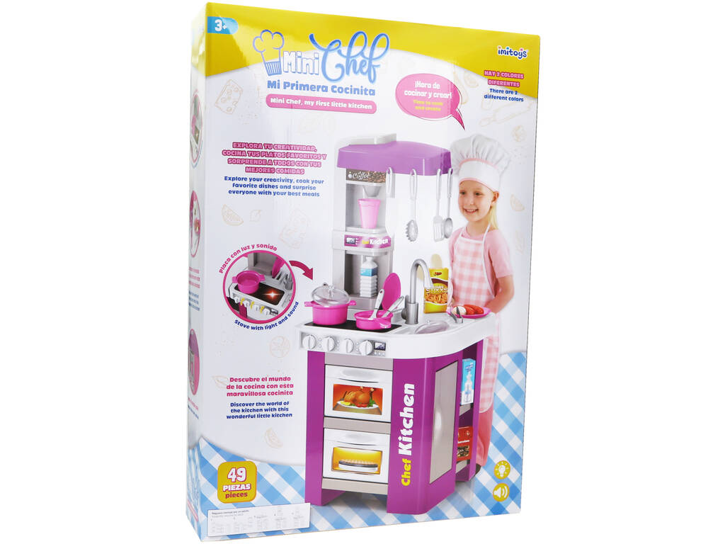 Cucina con Luci e Suoni 49 pezzi lilla