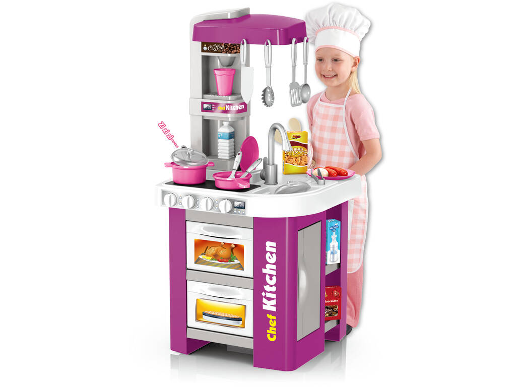 Cucina con Luci e Suoni 49 pezzi lilla