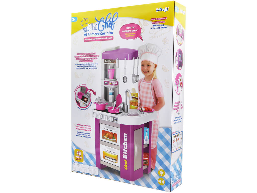 Cucina con Luci e Suoni 49 pezzi lilla