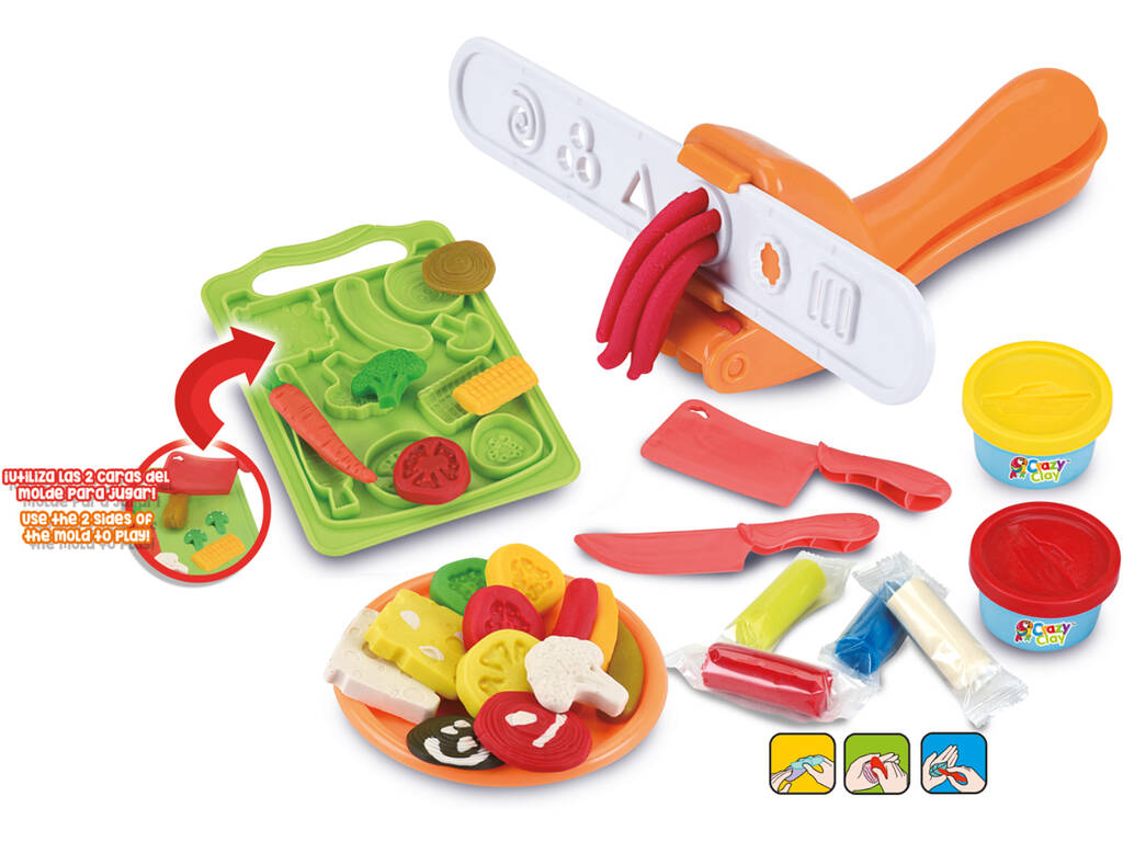 Dispenser di Plastilina con Plastilina e Accessori