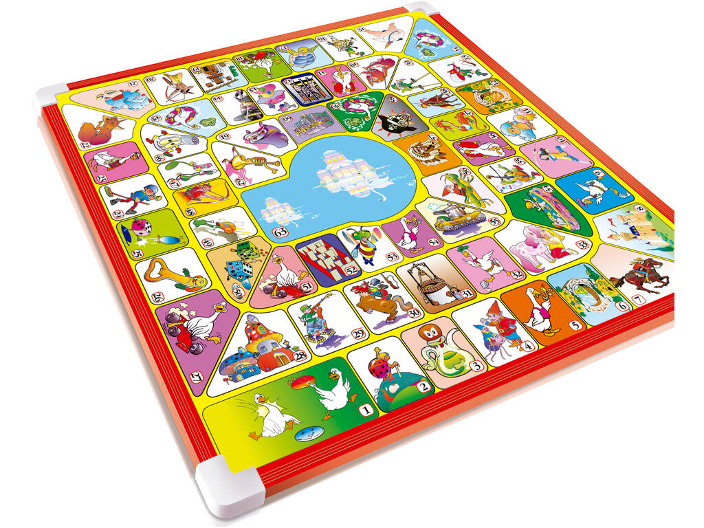 Plateau de Parcheesi et d'Oie avec Gobelets et Jetons