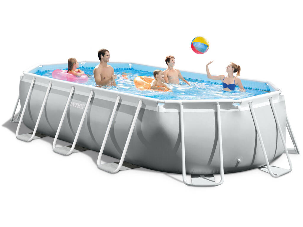 Piscina Fuori Terra Prism Frame Oval 503x274x122 cm. Intex 26796