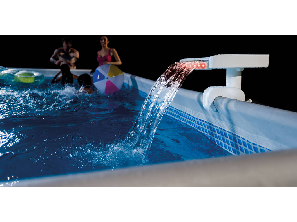 Cascata Spruzzino Multicolore Led Piscina Intex 28090