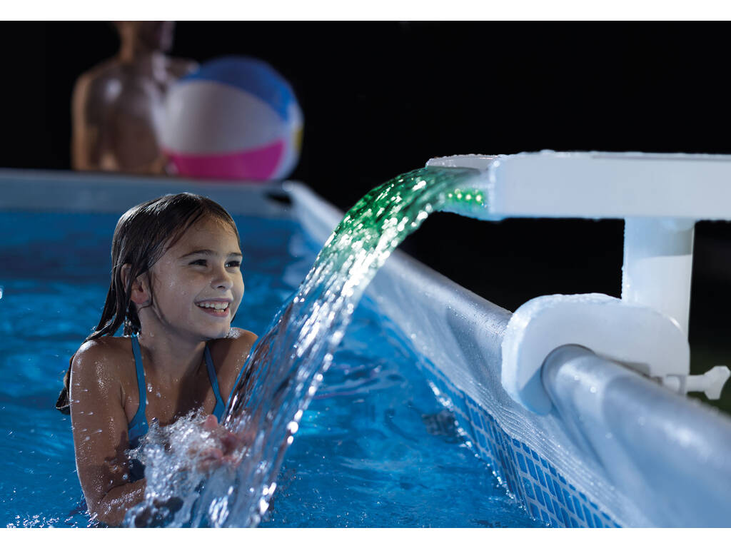 Cascata Spruzzino Multicolore Led Piscina Intex 28090