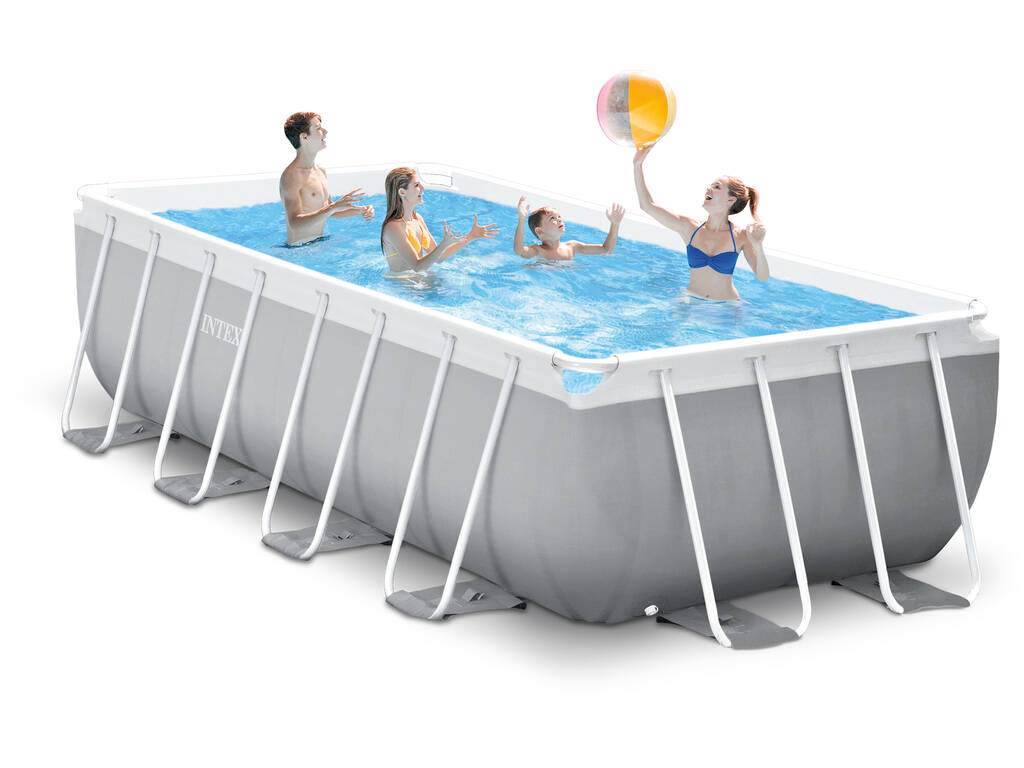 Piscina Desmontable Rectangular Prism Frame 488x244x107 cm. Intex 26792