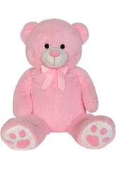 Peluche Ours 100 cm.2 Assortiments Rose et Bleu