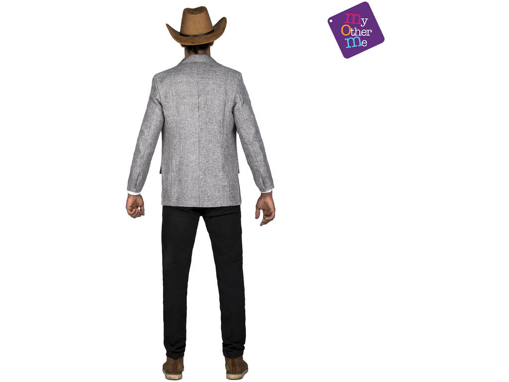 Costume Uomo L Cowboy Grigio 