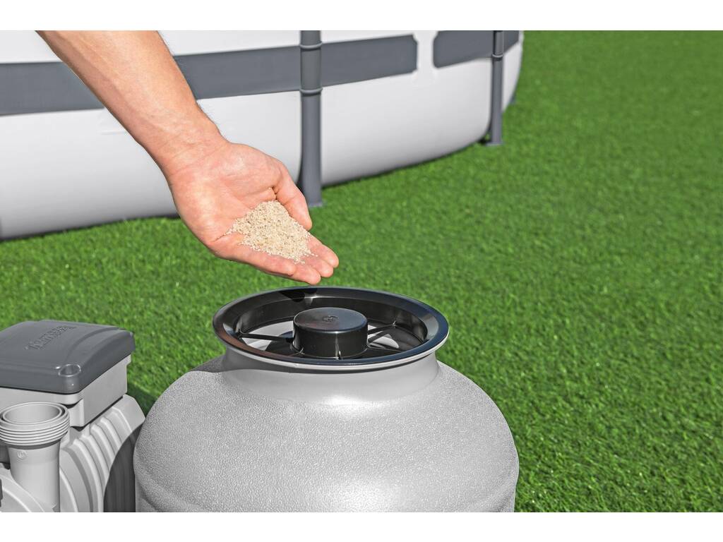 Pompa di filtraggio a sabbia Flowclear 8.327 l/h Bestway 58499