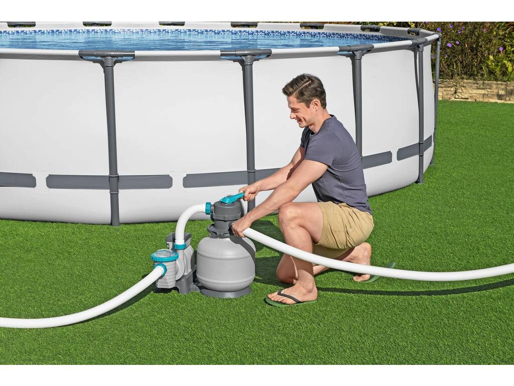 Pompa di filtraggio a sabbia Flowclear 8.327 l/h Bestway 58499