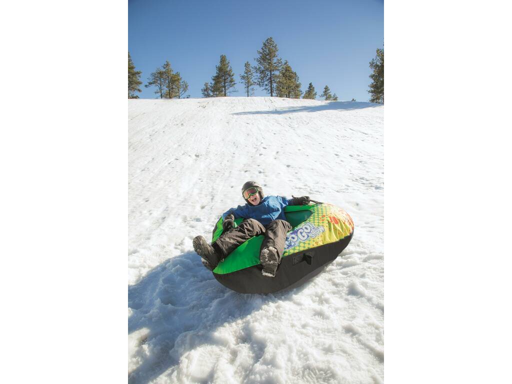 Luge Gonflable avec Poignées et Revêtement Textile H2O Go ! Snow 142 cm. Bestway 39053 