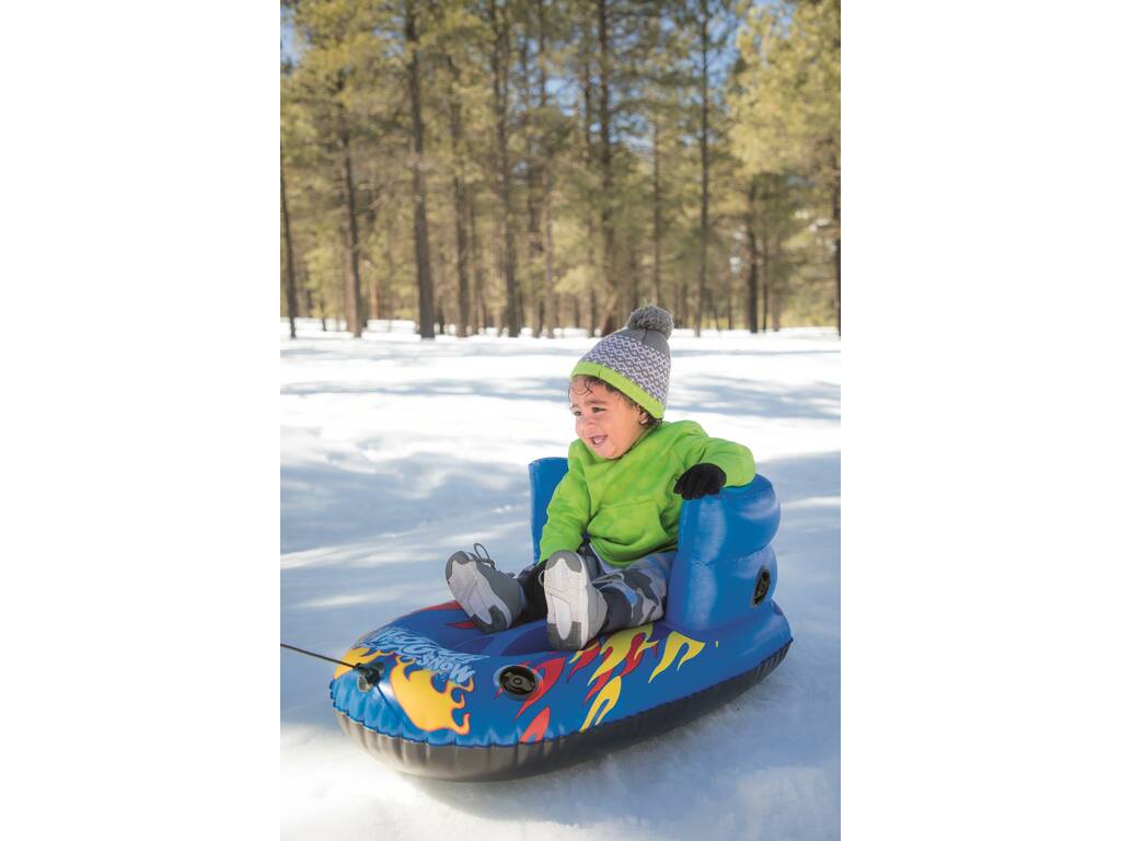 Luge Gonflable Enfant avec Dossier H2O Go ! Snow 84 x 46 cm. Bestway 39057 