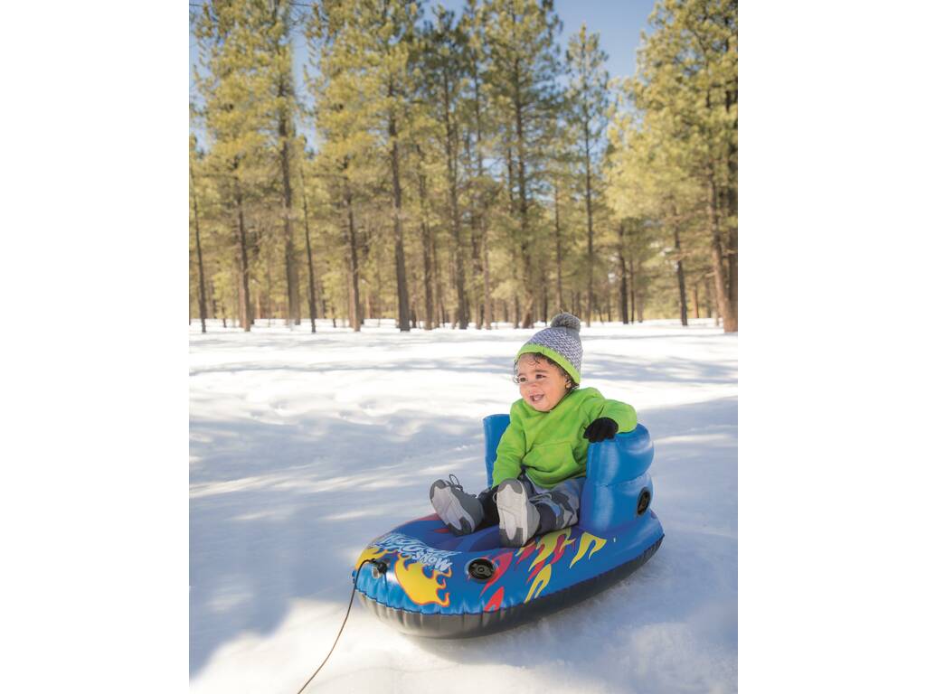 Luge Gonflable Enfant avec Dossier H2O Go ! Snow 84 x 46 cm. Bestway 39057 