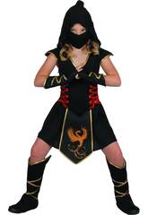 Disfarce Ninja Menina Tamanho S