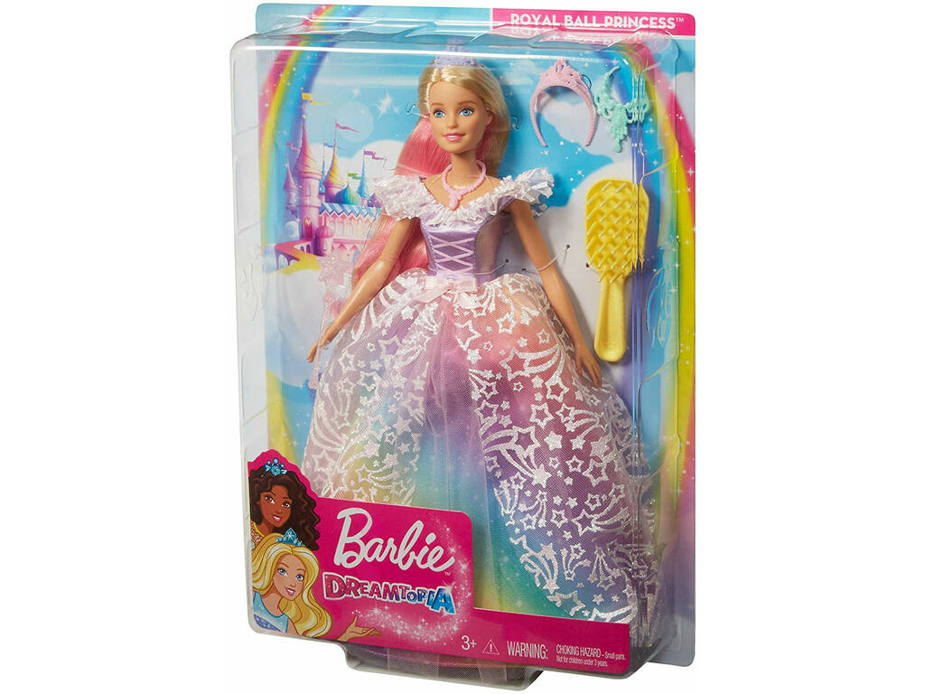 Barbie Súper Princesa Dreamtopia com acessórios Mattel GFR45