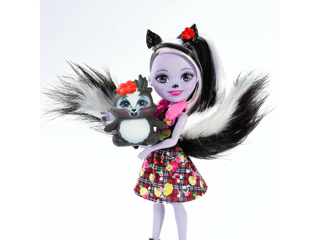 Enchantimals Sage La Puzzola con Caper Amico Cucciolo Mattel FXM72