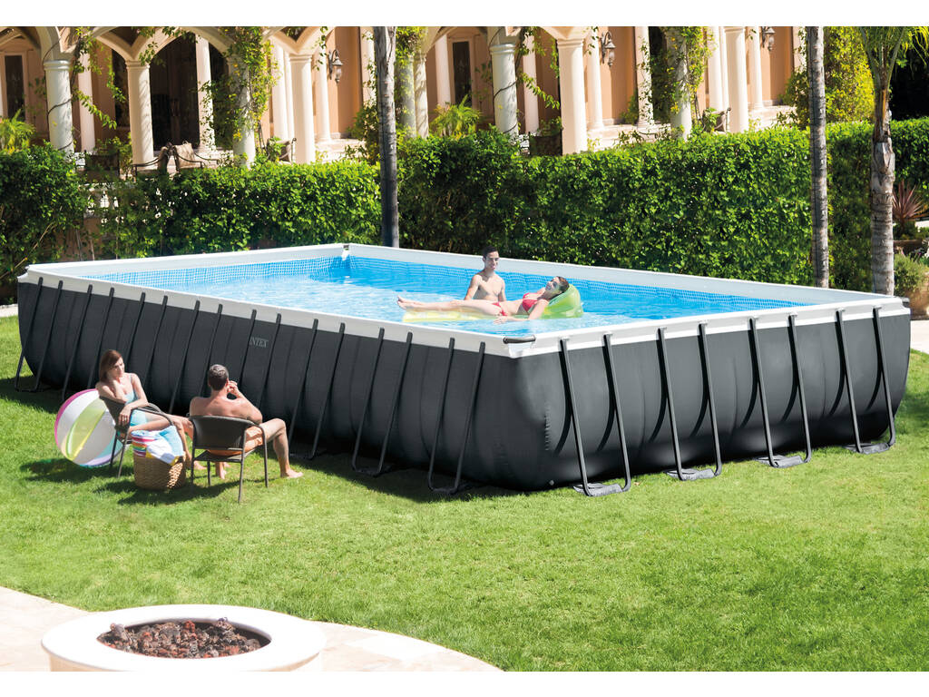 Piscina Desmontable Ultra XTR Frame Pool 975x488x132 Cm Intex 26374