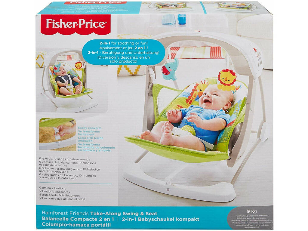 Fisher Price 2-in-1-Hängemattenschaukel Mattel CCN92