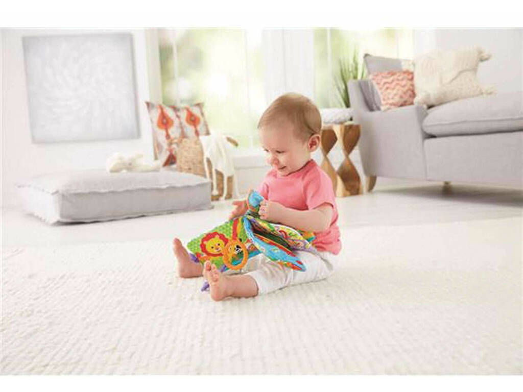 Fisher-Price il Mio Primo Libro attività, Pagine Colorate con Mordicchio Mattel FGJ40
