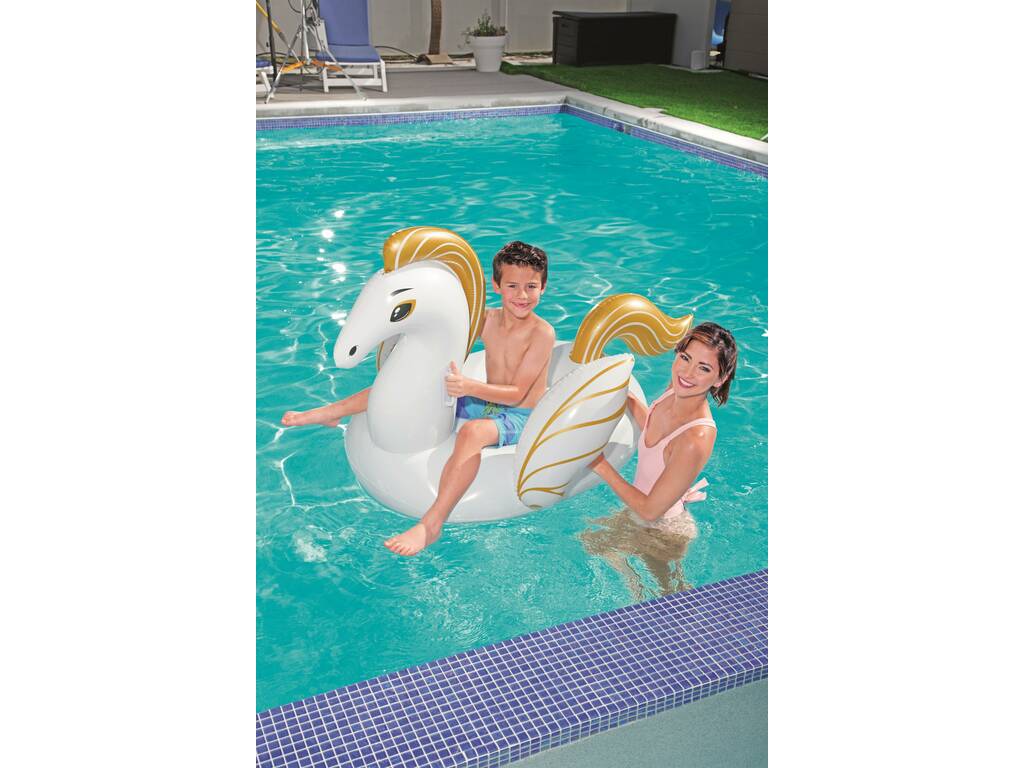 Pégase Gonflable avec Poignées pour Enfant 159 x 109 cm. Bestway 41121 