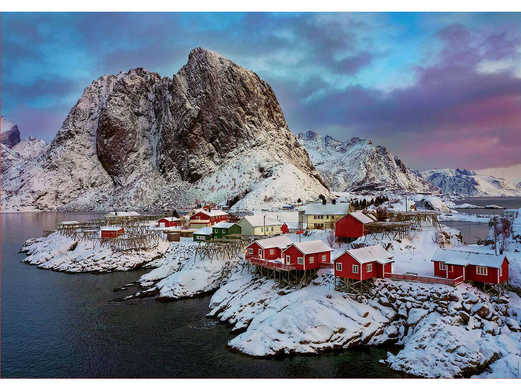 Puzzle 1.500 Îles Lofoten en Norvège Educa 17976