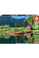 Puzzle 1.500 Wikingerschiff Educa 18006