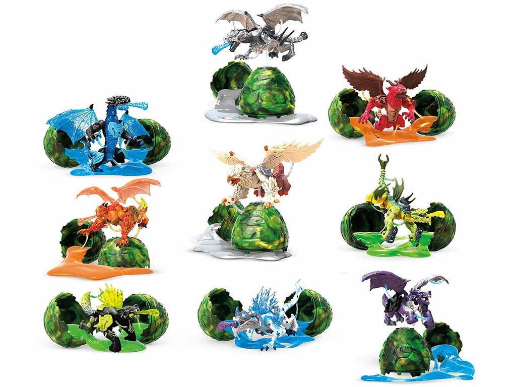 Breakout Beasts Oeuf avec Figurine et Slime Série 2 Mattel GCK31