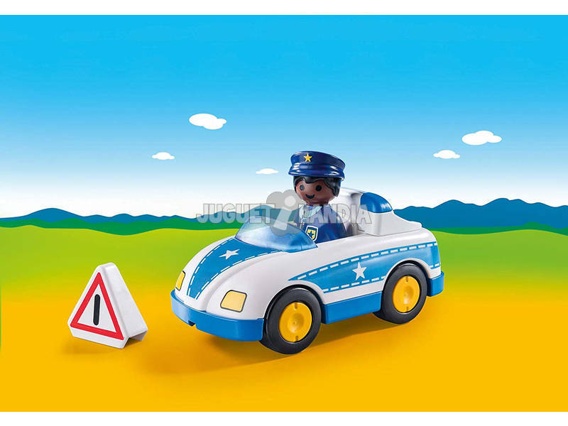 Playmobil 1.2.3 Auto della Polizia 1.2.3 9384