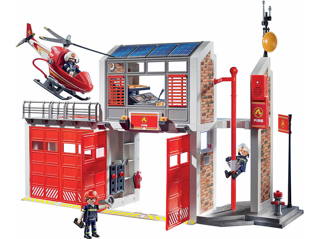 Playmobil Parque de Bomberos con Sonido