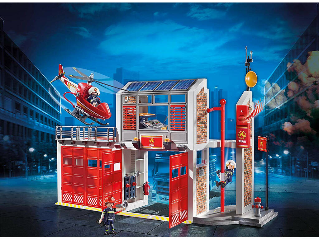 Playmobil Parque de Bomberos con Sonido