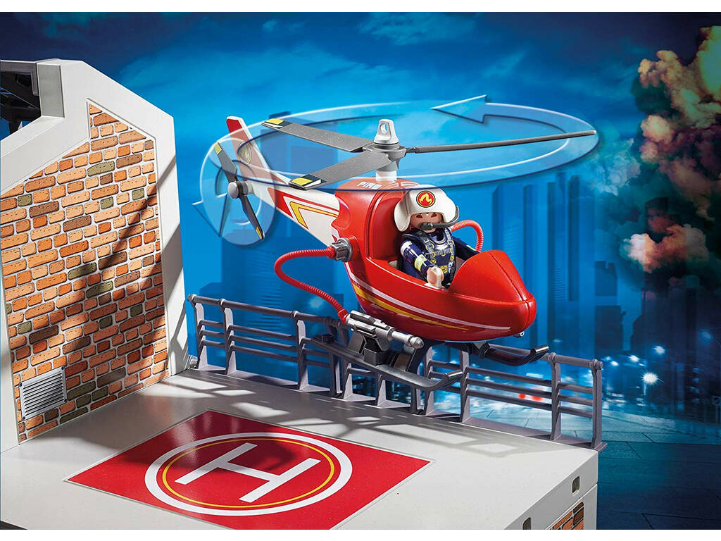 Playmobil Parque de Bomberos con Sonido