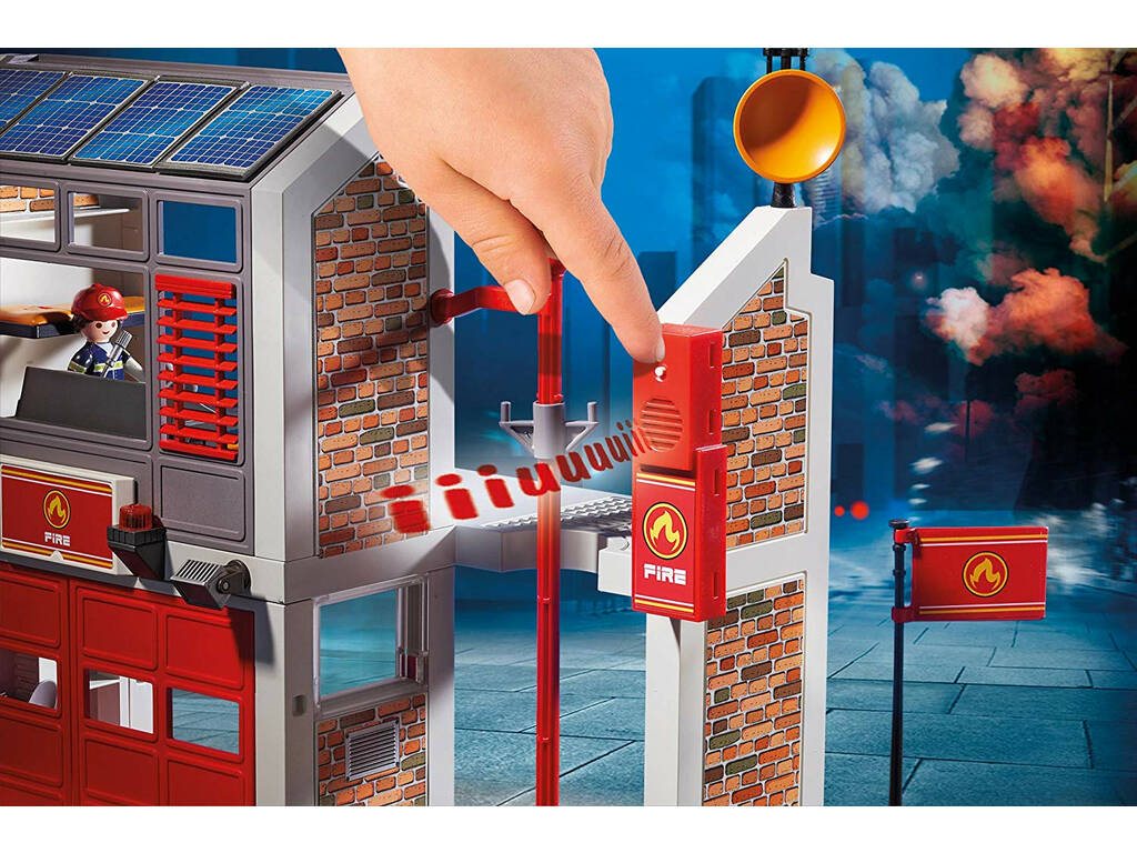 Playmobil Parque de Bomberos con Sonido