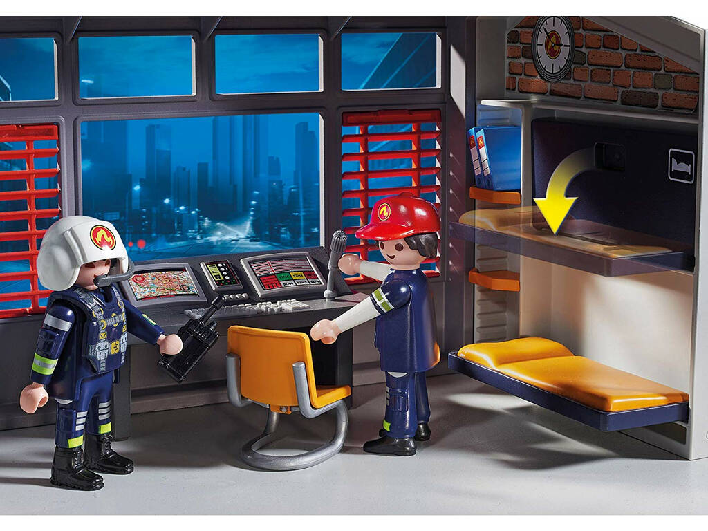 Playmobil Parque de Bomberos con Sonido