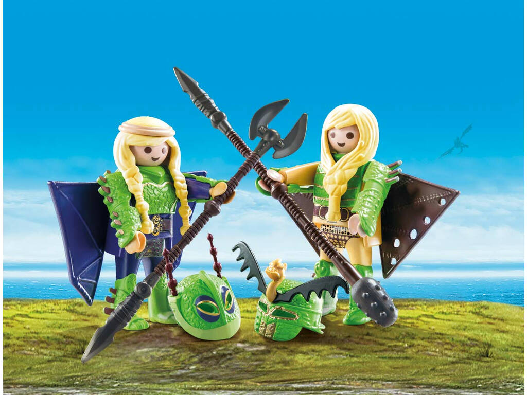 Playmobil Comme dresser a Votre Dragon Pète et Prout avec costume volant 70042