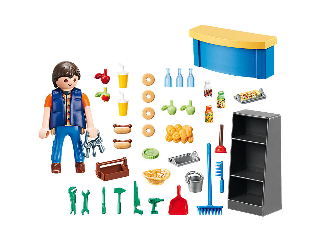 Playmobil City Life Custode con chiosco 9457