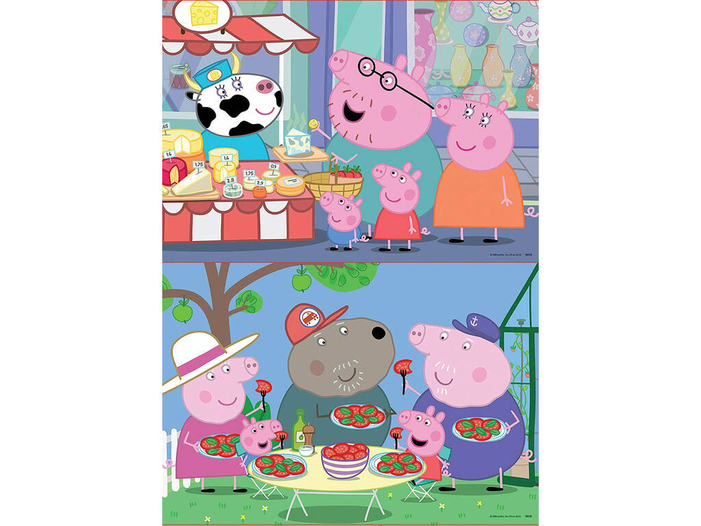Puzzle 2X25 Peppa Pig Educa 18078
