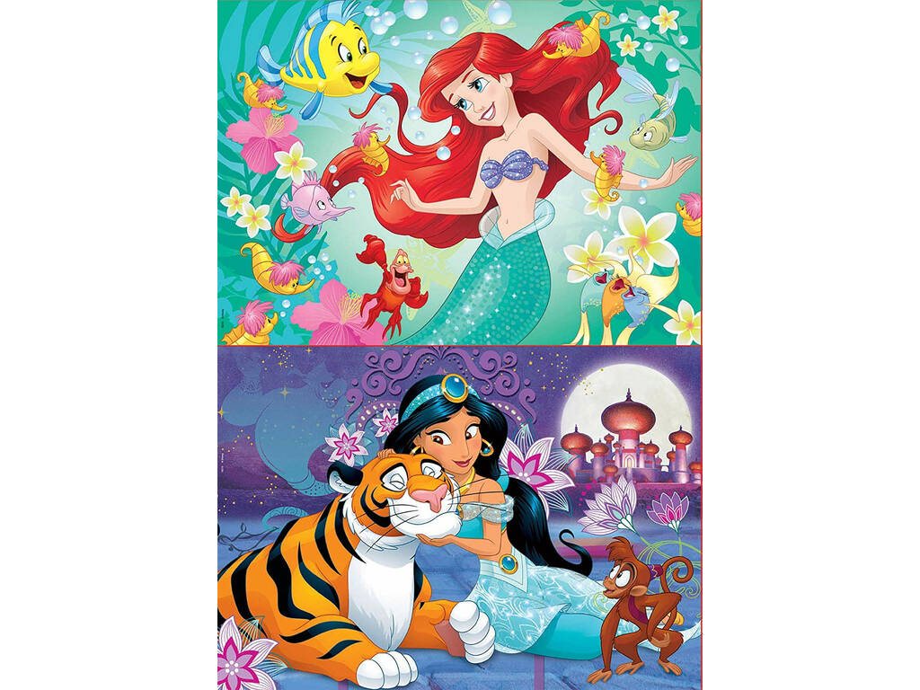 Puzzle 2X48 Ariel e Jasmin Educa 18213
