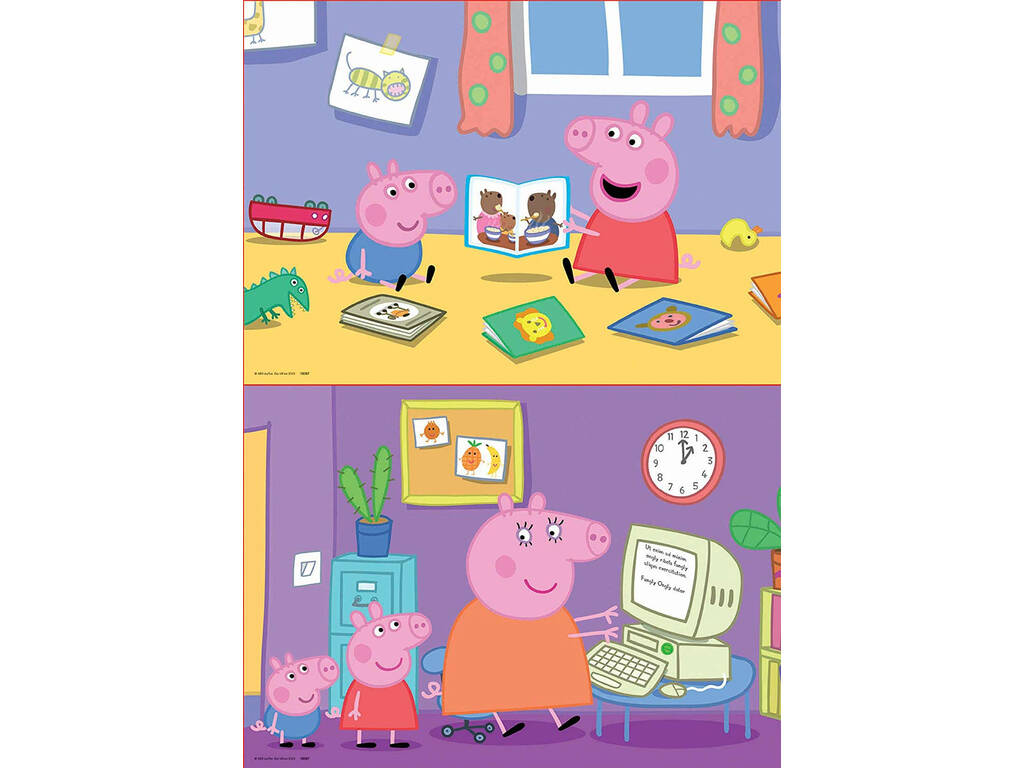 Puzzle 2X20 Peppa Pig Educa 18087