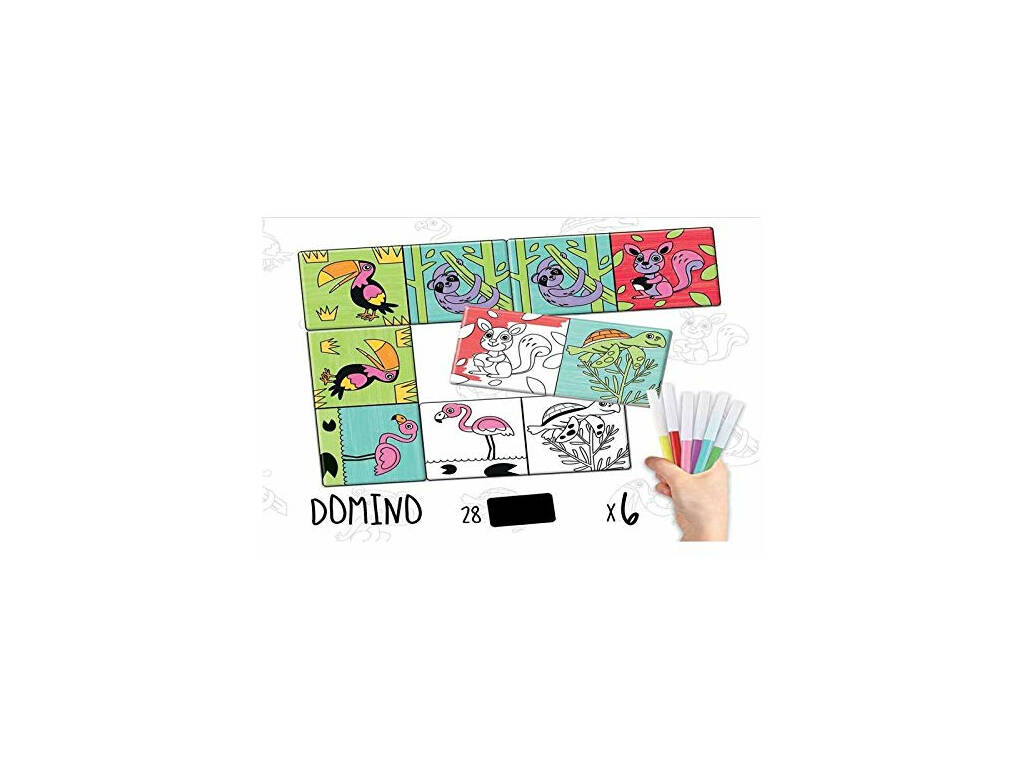 Mallette Colouring Activities Domino Educa 18071