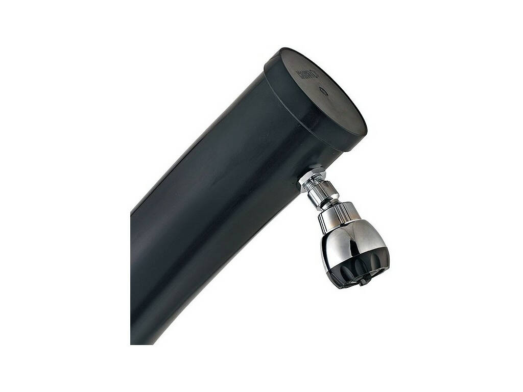 Doccia Solare Curva Nera PVC 25L Gre AR10250