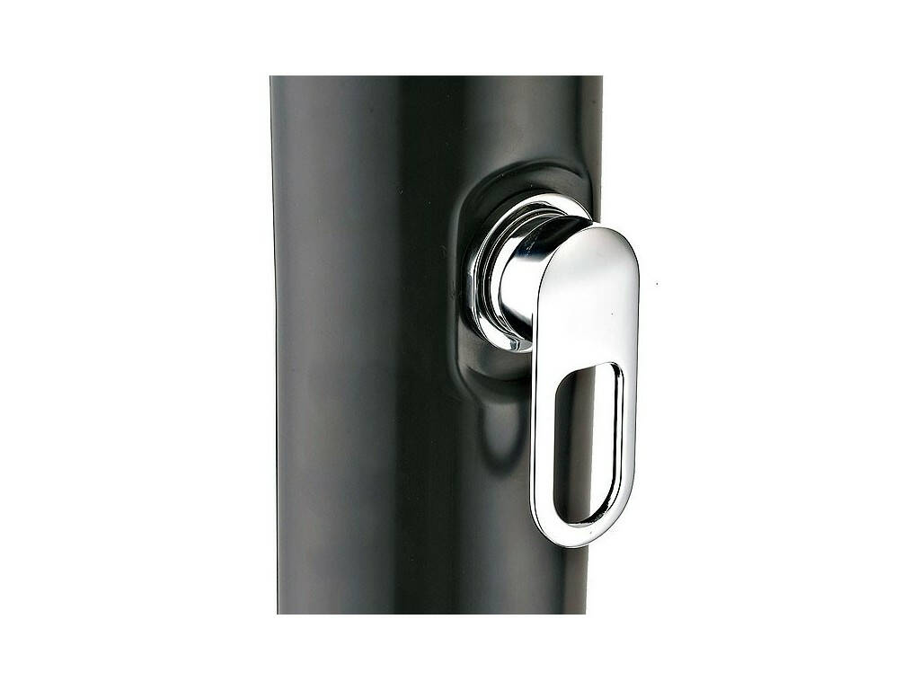 Doccia Solare Curva Nera PVC 25L Gre AR10250