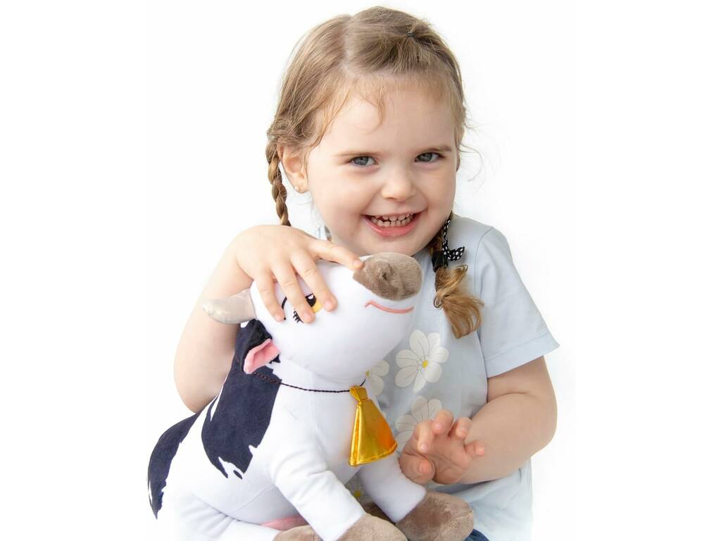 La Ferme de Zénon Peluche Musicale Vache Lola Bandai 80001
