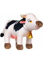 La Ferme de Zénon Peluche Musicale Vache Lola Bandai 80001