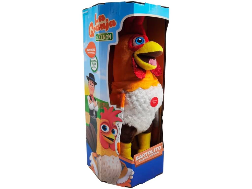 La Ferme de Zénon Peluche Musicale Bartolito Bandai 80001
