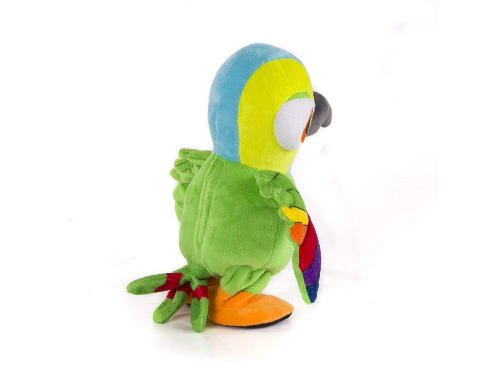La fattoria Di Zenon Peluche Interattivo Pappagallo Pepe Bandai 800020